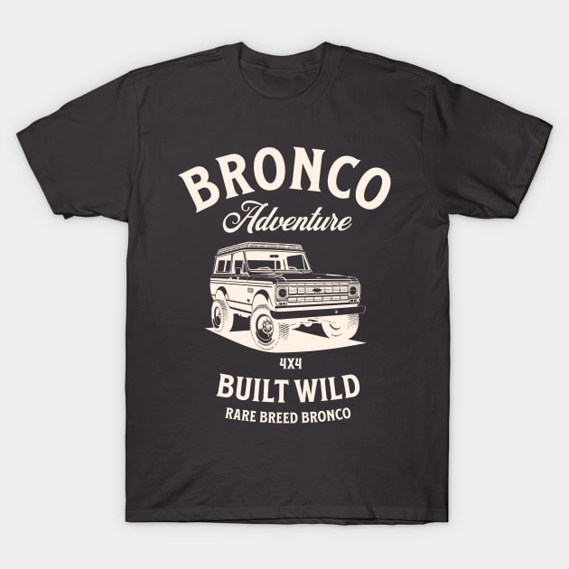 Bronco. T-Shirt by lakokakr